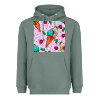 Sage ice cream seamless pattern Heavyweight Hoodie - BundleAndBundleShop