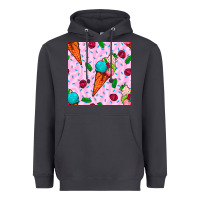 Smoke ice cream seamless pattern Heavyweight Hoodie - BundleAndBundleShop