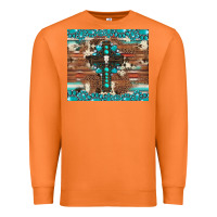 Carrot gemstone and cross with cowhide Premium Sweatshirt - Artiststas
