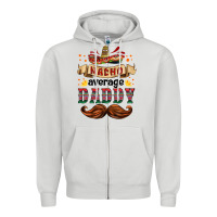 Dove Grey nacho average daddy Zipper Hoodie - HRA Design Shop