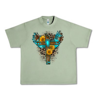 Oil Green gemstone cross Urban Heavy Tee - Zillion Design Studio