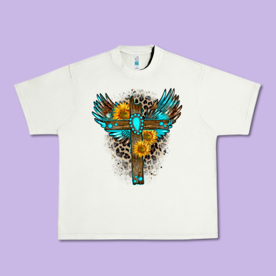 Gemstone Cross Urban Heavy Tee Designed By Zillion Design Studio