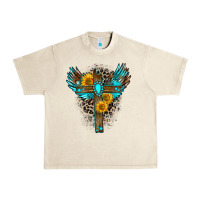 Sandshell gemstone cross Urban Heavy Tee - Zillion Design Studio