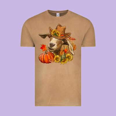 Vintage Tee Fall Goat
