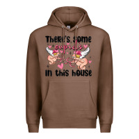 Chestnut there's some cupid's in this house Premium Hoodie - MaliasSmallBusiness