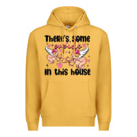 Mustard there's some cupid's in this house Premium Hoodie - MaliasSmallBusiness