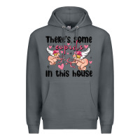 Rock there's some cupid's in this house Premium Hoodie - MaliasSmallBusiness