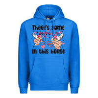True Royal there's some cupid's in this house Premium Hoodie - MaliasSmallBusiness