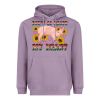 Lavender western don't go bacon my heart pig Heavyweight Hoodie - Artiststas