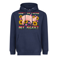 Navy western don't go bacon my heart pig Heavyweight Hoodie - Artiststas
