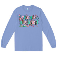 Colony Blue teacher assistant Long Sleeve Tee - AdoDesignShop