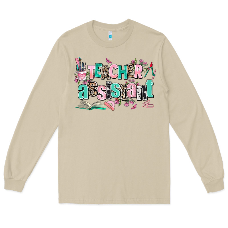 Teacher Assistant Long Sleeve Tee by AdoDesignShop | Teevron