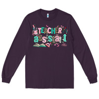 Plum teacher assistant Long Sleeve Tee - AdoDesignShop