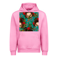 Fuchsia Pink Messy Bun Mom And Cross With Leopard Patterns Urban Hoodie - BundleAndBundleShop