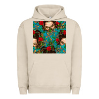 Pigment French Oak Messy Bun Mom And Cross With Leopard Patterns Urban Hoodie - BundleAndBundleShop