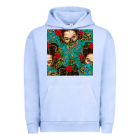 Pigment Grape Ice Messy Bun Mom And Cross With Leopard Patterns Urban Hoodie - BundleAndBundleShop