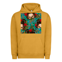 Pigment Peanut Butter Messy Bun Mom And Cross With Leopard Patterns Urban Hoodie - BundleAndBundleShop