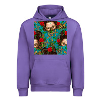 Tulip Messy Bun Mom And Cross With Leopard Patterns Urban Hoodie - BundleAndBundleShop