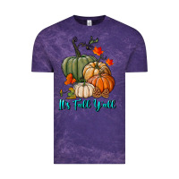 Cloud Purple Happy Fall Y'all Pumpkins Vintage Tee - RanaPortraitStore