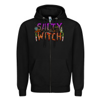 Black salty witch Zipper Hoodie - RacoonDesign