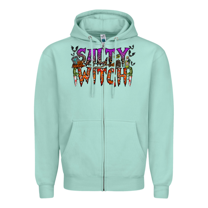 Salty Witch Zipper Hoodie by RacoonDesign | Teevron