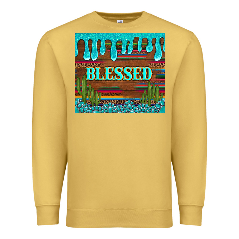 Blessed Annd Cactus With Gemstone Tumbler Premium Sweatshirt by Artiststas | Teevron