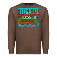 Chestnut blessed annd cactus with gemstone tumbler Premium Sweatshirt - Artiststas