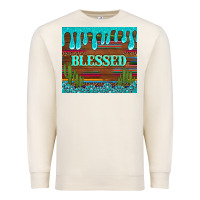 Sandshell blessed annd cactus with gemstone tumbler Premium Sweatshirt - Artiststas