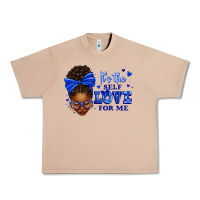 Burro sorority colors it's the self love for me afro wom Urban Heavy Tee - texasbilliewilder