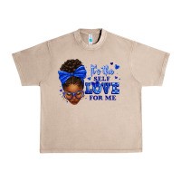French Oak sorority colors it's the self love for me afro wom Urban Heavy Tee - texasbilliewilder