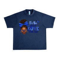 Navy sorority colors it's the self love for me afro wom Urban Heavy Tee - texasbilliewilder