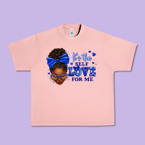 Sorority Colors It's The Self Love For Me Afro Wom Urban Heavy Tee Designed By Texasbilliewilder