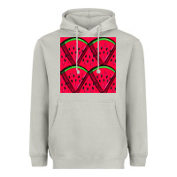 Moon Dust Watermelon Slices Seamless Pattern Heavyweight Hoodie - BundleAndBundleShop