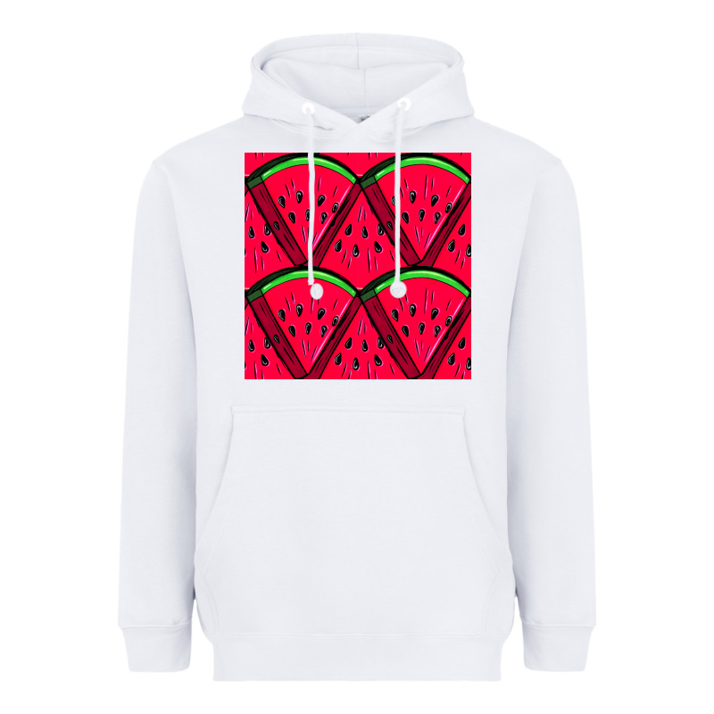 Watermelon Slices Seamless Pattern Heavyweight Hoodie by BundleAndBundleShop | Teevron