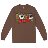 Chestnut love soccer Long Sleeve Tee - Zillion Design Studio