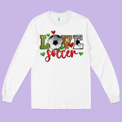 Love Soccer Long Sleeve Tee Designed By Zillion Design Studio