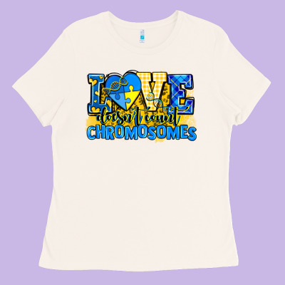 Love Doesn't Count Chromosomes Ladies Tee Designed By Adodesignshop