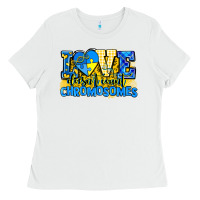 White love doesn't count chromosomes Ladies Tee - AdoDesignShop