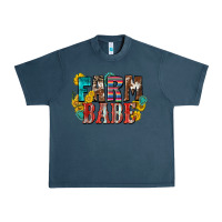 Midnight Navy farm babe Urban Heavy Tee - Zillion Design Studio