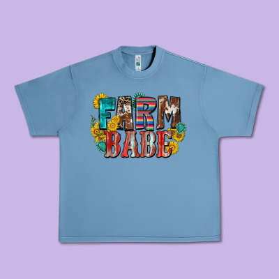 Farm Babe Urban Heavy Tee Designed By Zillion Design Studio
