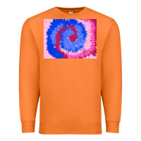 Carrot tie dye background colourful leopard 3200x2400 Premium Sweatshirt - AdoDesignShop