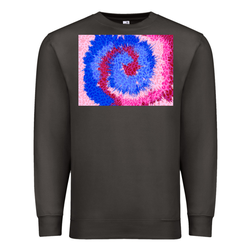 Tie Dye Background Colourful Leopard 3200x2400 Premium Sweatshirt by AdoDesignShop | Teevron