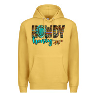 Antique Gold western howdy honey arrow gemstone Premium Hoodie - NancyCooperArtShop