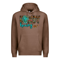 Chestnut western howdy honey arrow gemstone Premium Hoodie - NancyCooperArtShop