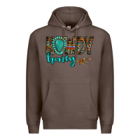 Coffee western howdy honey arrow gemstone Premium Hoodie - NancyCooperArtShop