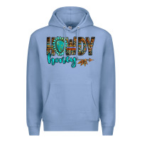 Colony Blue western howdy honey arrow gemstone Premium Hoodie - NancyCooperArtShop