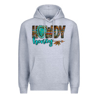 Heather Grey western howdy honey arrow gemstone Premium Hoodie - NancyCooperArtShop