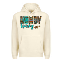 Sandshell western howdy honey arrow gemstone Premium Hoodie - NancyCooperArtShop