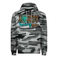 Slate Camo western howdy honey arrow gemstone Premium Hoodie - NancyCooperArtShop