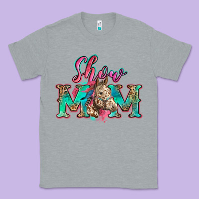 Show Mom Horse Classic Tee Designed By Zillion Design Studio